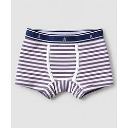 Pine Kids Cotton Elastane Knit Striped Trunks Pack of 3 - Blue Orange