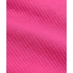 Pine Kids Cotton Knit Full Sleeves Solid Vest and Pant - Dark Pink