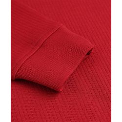 Pine Kids Cotton Mix Knit Solid Vest & Pant Thermal Set with Full Length in Dark Red