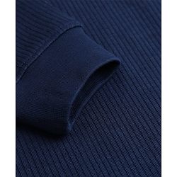 Pine Kids Cotton Mix Knit Full Sleeves Vest & Pant Thermal Set in Navy Blue