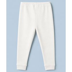 Pine Kids Cotton Mix Knit Full Sleeves Thermal Inner Wear Set - White
