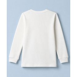 Pine Kids Cotton Mix Knit Full Sleeves Thermal Inner Wear Set - White