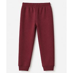 Pine Kids Cotton Mix Knit Full Sleeves Thermal Inner Wear Set - Maroon
