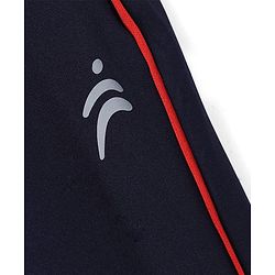 Pine Active Knit Full Length Solid Leggings - Navy Blue