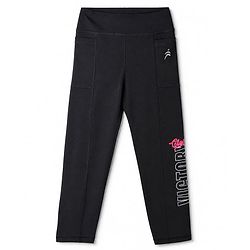 Pine Active Knit Full Length Solid Leggings - Black