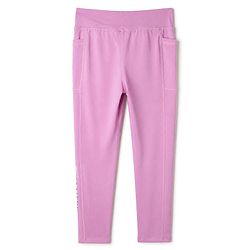 Pine Active Knit Full Length Solid Leggings - Pink