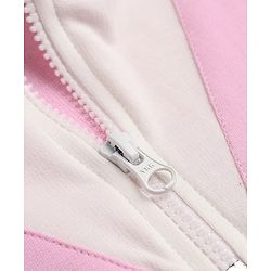 Pine Kids 100% Cotton Knit Half Sleeves Solid Winter Frock in Pink