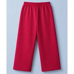 Pine Kids Single Jersey Knit Half Sleeves Top and Pants With Text Print - OffWhite & Red