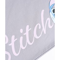 Pine Kids Disney 100% Terry Knit Ankle Length Track Pant with Stitch Graphic Print - Grey