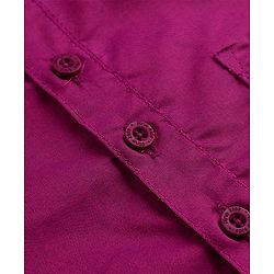 Pine Kids 100% Cotton Woven Solid Shirt with Full Sleeves - Dark Pink