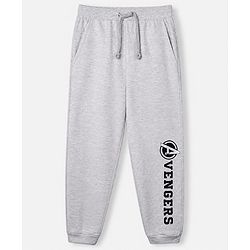Pine Kids Marvel 100% Cotton Terry Jogger Fit Full Length Joggers in Pack of 3 - Black Grey & Red