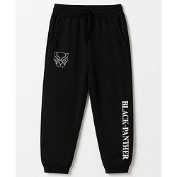 Pine Kids Marvel 100% Cotton Terry Jogger Fit Full Length Joggers in Pack of 3 - Black Grey & Red