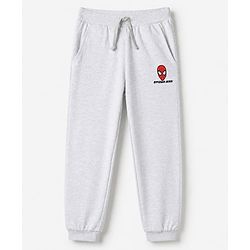 Pine Kids Marvel 100% Cotton Knit Full Length Jogger Fit Lounge Pant with Avengers Graphic Pack of 3 in Black, Grey Blue