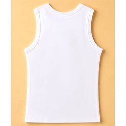 Pine Kids 100% Cotton Woven Shirt and Tank Top with Half Sleeves and Mountains Print in Light/Sky Blue for 4-5 Years