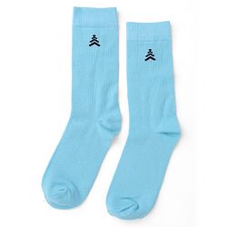 Pine Kids Cotton Knit Mid Calf Length Solid Socks Pack Of 5 - Blue Green Yellow Purple & Plum