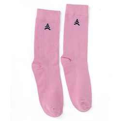 Pine Kids Cotton Knit Mid Calf Length Solid Socks Pack Of 5 - Blue Green Yellow Purple & Plum