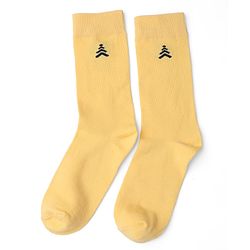 Pine Kids Cotton Knit Mid Calf Length Solid Socks Pack Of 5 - Blue Green Yellow Purple & Plum
