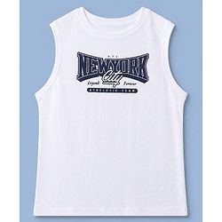 Pine Kids 100% Cotton Woven Full Sleeves Tartan Plaid Checks Shirt With Text Printed Tank Tee - White