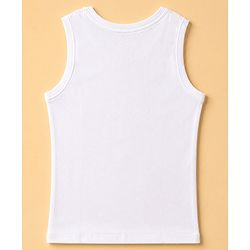 Pine Kids 100% Cotton Woven Shirt and Tank Top Set with Full Sleeves and N.Y. City Athletics Print in Blue for 4-5 Years