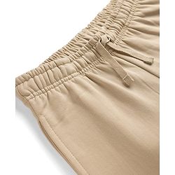 Pine Active Knit Full Length Solid Flared Track Pants in Beige