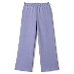 Pine Active Knit Full Length Solid Flared Track Pants in Lavender