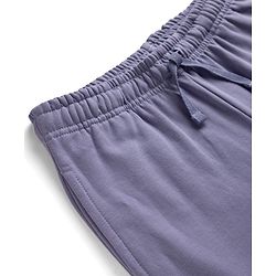 Pine Active Knit Full Length Solid Flared Track Pants in Lavender