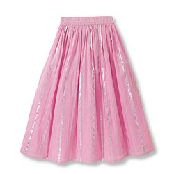 Pine Kids Woven Singlet Choli and Lehenga with Dupatta and Floral Embroidery with Sequins - Pink