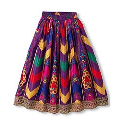 Pine Kids Woven Full Sleeves Choli and Lehenga with Dupatta and Floral Print and Sequins - Yellow