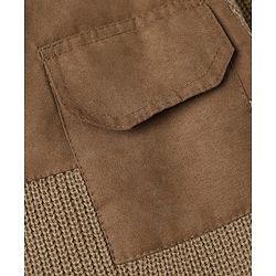 Pine Kids Solid Pullover with Full Sleeves in Beige