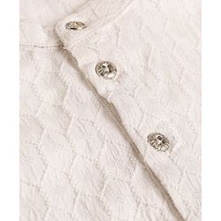 Pine Kids Woven Full Sleeves Embroidered Kurta & Pyjama Set - White