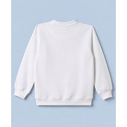 Pine Kids Cotton Mix Knit Sweatshirts with Full Sleeves and Text Print Pack of 3 - Maroon & White