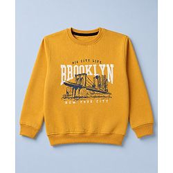 Pine Kids Cotton Mix Knit Sweatshirts with Full Sleeves and Text Print Pack of 3 - Maroon & White
