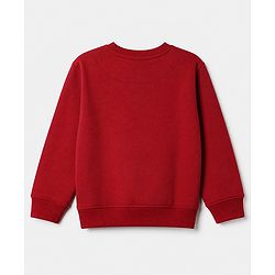 Pine Kids Cotton Mixes Knit Sweatshirts with Full Sleeves and Starborn Champs Paris Print Pack of 3 - Orange Red Black