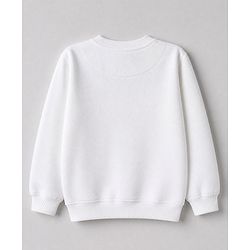 Pine Kids Cotton Mixes Knit Sweatshirts with Full Sleeves and Rivera Explore & Please Wait Print Pack of 3 - Navy Blue Orange White