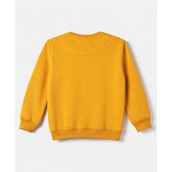 Pine Kids Cotton Mix Knit Full Sleeves Sweatshirt With Text Print Pack of 3 - Navy Blue, Red & Yellow