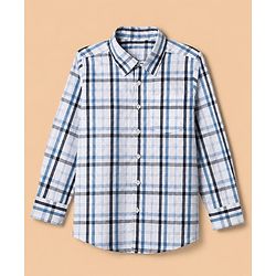 Pine Kids 100% Cotton Woven Shirt and Tank Top with Full Sleeves, Ready For Change Print - White