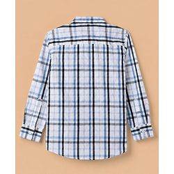 Pine Kids 100% Cotton Woven Shirt and Tank Top with Full Sleeves, Ready For Change Print - White