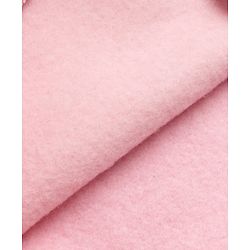Pine Kids Cotton Knit Sweatshirt with Full Sleeves and Rose Patch in Pink