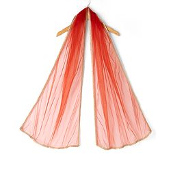 Pine Kids Woven Sleeveless Choli & Lehenga Set With Sequinned Embroidery & Dupatta - Rust Orange