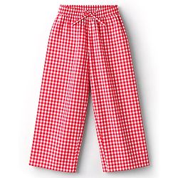 Pine Kids 100 % Cotton Knit Full Sleeves Co-Ord Top And Pyjama Night Suit With Checked Print - Red