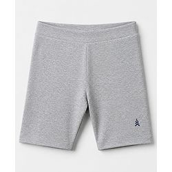 Pine Kids Knit Knit Cycling Shorts Above Knee Length Pack of 3 in Beige, Navy and Light Pink