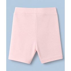 Pine Kids Knit Knit Cycling Shorts Above Knee Length Pack of 3 in Beige, Navy and Light Pink
