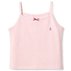 Pine Kids Knit Cotton Lycra Solid Sleeveless Slips with Bow Applique Pack of 3 - Red Pink Navy Blue