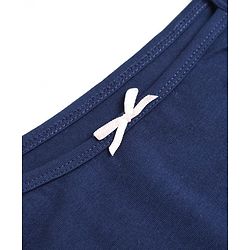 Pine Kids Cotton Mix Knit Logo Print Slips in Red, Navy & Grey Pack of 3
