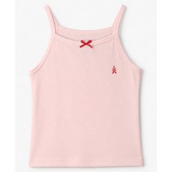 Pine Kids Cotton Lycra Knit Slips with Singlet and Bow Applique Pack of 3 - Red Light Pink & White