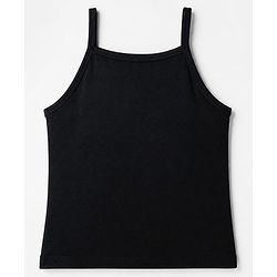 Pine Kids Cotton Mix Knit Slips with Bow Applique in Grey,Black & Cream