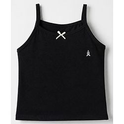 Pine Kids Cotton Mix Knit Slips with Bow Applique in Grey,Black & Cream