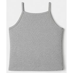 Pine Kids Cotton Mix Knit Slips with Sleeveless and Strawberry Print in White, Blue & Grey Pack of 3