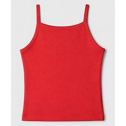 Pine Kids Cotton Lycra Knit Sleeveless Slips with Bows Print and Bow Embroidery Pack of 3 - White Red & Pink
