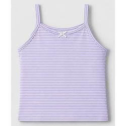Pine Kids Cotton Mix Knit Slips with Bow Applique and Striped Print in Pink,Sea Green & Purple Pack of 3